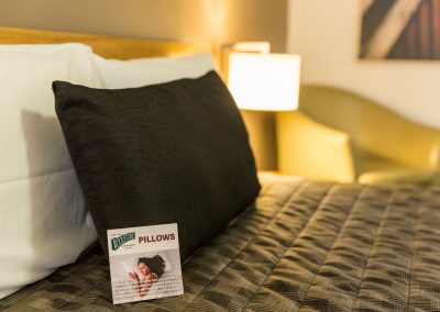Hotel pillow menu, professional photography of hotels