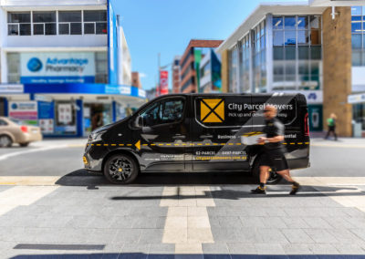 City Parcel Movers delivery in action in Hobart