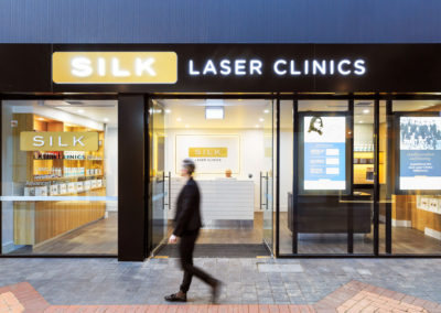 Silk Laser Clinics Hobart, professional commercial photography of storefront