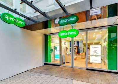 Specsavers Hobart, commercial photography at eyewear store