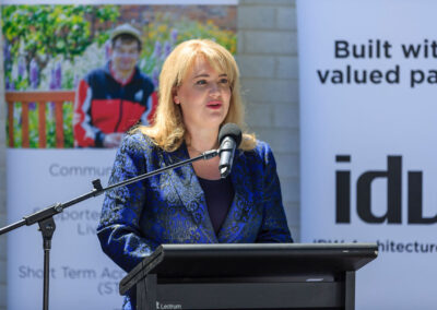 Event photography of opening with MP in the aged care and community services industries