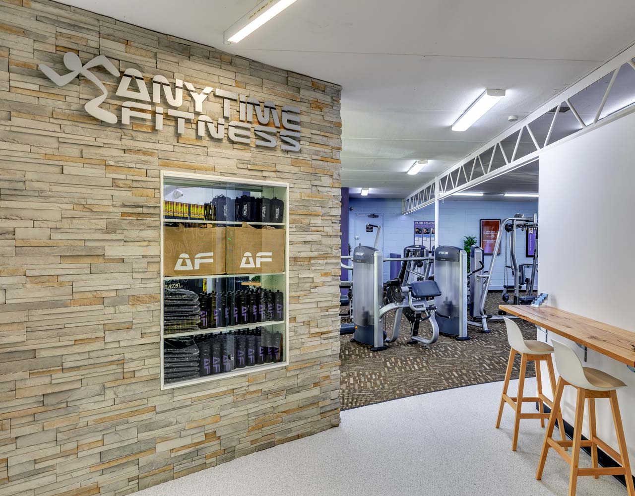 Google Street View at Anytime Fitness Gym in the retail and services industries